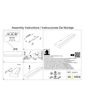 CONIL * APLIQUE LED 40W CCT DIM BLANCO